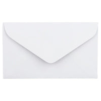 Jam Paper 2Pay Commercial Mini Envelopes - 2 1/2" H x 4 1/4" W - White - 50 Pack-Color: White