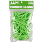 JAM Paper Durable Rubber Bands - Size 64 - Green - 100 Pack-Colour: Green | Colourful Elastic Rubberbands