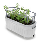 Permasteel Self-Watering Planter Box with Mounting Brackets - White-Self-Watering System