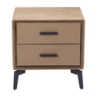 Zuo Montana Side Table - Brown-MDF rectangular shape tabletop