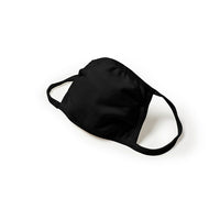 Hanes 3-Ply Reusable Face Masks - One Size - Black - 10 Pack-Adult Washable & Reusable Mask, Black