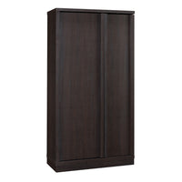 Sauder Merton Hall Large Storage Cabinet - Dakota Oak-Multi-room storage: This functional cabinet can meet your storage needs in a variety of rooms – living room, kitchen/pantry, or office