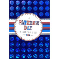 Rosedale Gold Father's Day Greeting Cards/Envelopes - 5-1/2" x 8" - Blue - 6 Pack-Premium quality greeting cards