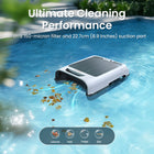 Aiper EcoSurfer M2 Solar-Powered Automatic Robotic Pool Skimmer with APP Support, Smart Obstacle Avoidance-SolarSeeker  auto-moves to sunlight for fast, self-powered recharging