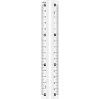 Maped 15cm Unbreakable Ruler - Translucent-An ultra-practical ruler that fits anywhere without breaking
