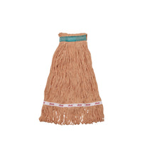 Marino The Looper Medium Wet Mop Head - Orange-Durable traditional lloped end wet floor mop for commercial use.