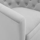 Modway Prospect Tufted Performance Velvet Swivel Armchair - Light Grey-7