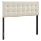 Modway Emily Fabric Upholstered King Size Headboard - Ecru-Premium Linen-Like Fabric