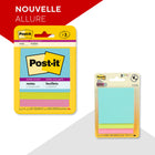 Post-it - Feuillets super collants, collection Éclat de lumière, 3 po x 3 po, 45 feuillets/bloc, 135 feuilles, paquet de 3-Utilisez-les pour écrire des rappels sur les portes, les fenêtres ou les murs. Parfaits pour les processus Agile ou Scrum