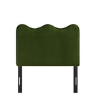 Modway Athena Stain-Resistant Performance Velvet Twin Size Headboard - Moss Green-Assembly Required