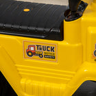Aosom Kids Ride-On Forklift with Fork and Tray - Yellow-Colour: Yellow, Black 
