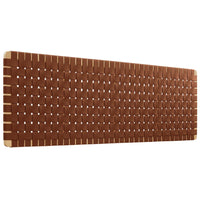 Modway Sparta Weave Wall-Mount Vegan Leather King Headboard - Natural Brown-King Size Headboard Only