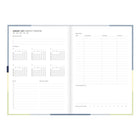 Letts of London 2027 Gradient Weekly/Monthly Week-to-View Planner - 8-1/4" x 5-7/8" Assorted - Multilingual-Includes: personal information page, note pages, projects, contacts, timetables and more