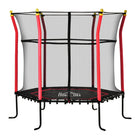 Soozier Kids Trampoline with Enclosure Net - 64" Dia. - Red-Give your sweetie hours of bouncing fun with this mini trampoline 