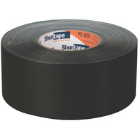 Shurtape PC 625 Military Spec Lusterless Cloth Duct Tape - 72 mm W x 55 m L - Black-Duct Tape