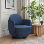 Zuo Bant Swivel Chair - Blue-Chair Weight Capacity: Supports up to 330 lb