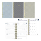 Blueline 2026 Minimalist Weekly/Monthly Planner with Poly Cover - 8" x 5" - Assorted Colours - Bilingual-12-Month: January 2026 to December 2026