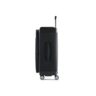 Bugatti 3-Piece Softside Luggage Set - Black-Telescopic trolley handle allows you to easily pull your suitcase