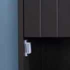 HOMCOM Tall Bathroom Linen Tower Cabinet with Shelves and Drawer - Brown-Elevated feet will protect it from moisture and maintain ventilation