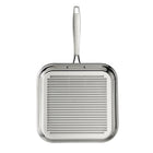 Tramontina 11" Tri-Ply Clad Stainless Steel Square Grill Pan - Induction-Ready-Authentic Grill Experience: Raised ridges create grill marks and help drain fat for healthier, restaurant-quality meals