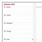 Brownline 2027 Two-Week Planner with Stitched Binding - 6" x 3-1/2" - Black-Yearly calendars of current and next two years