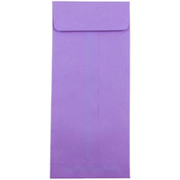 JAM Paper #12 Policy Envelopes, 4.75 x 11, Brite Hue Violet Purple Recycled, 1000 Pack (4156910B)-Violet