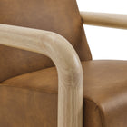 Modway Sereno Vegan Leather Accent Chair - Canyon Oak-8
