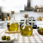 Splash 2 Piece Glass Oil & Vinegar Set with Tray-7