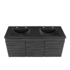 Modway Render 48" Wall-Mount Bathroom Vanity - Charcoal/Black-Fixtures Not Included