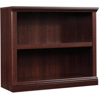 Sauder 2-Shelf Bookcase, Select Cherry-The 2-Shelf Bookcase has one adjustable shelf