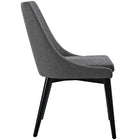 Modway Viscount Fabric Dining Chair - Grey-Dense Foam Padding