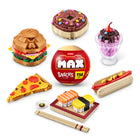 Max Snacks Bricks-Up to 200 MAX Premium pieces in each capsule to build 1 Snack Design. Includes easy to follow instructions
