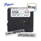 Brother Genuine BTAG131 Label Tape for P-touch Label Makers - Black on Clear - 12 mm W x 4 m L-Btag + P-touch = the ultimate creative team. Use Genuine 12 mm Btag non-laminated label tapes exclusively with Brother P-touch PT-N10, PT-N20, and PT-N25BT label makers.