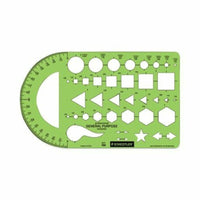 Staedtler Geometrical Protractor - Green-Geometrical Protractor