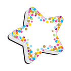 Ashley Productions Magnetic Whiteboard Erasers - Star Confetti - 6 Pack-Built in magnet for easy use on magnetic whiteboards