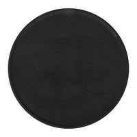 Zuo Omni Side Table - Black-Painted Mango Wood round shape tabletop