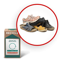 TerraCycle Shoes and Footwear - Zero Waste Box - Small-Recycle synthetic shoes and footwear, synthetic uppers and lowers, synthetic sandals, synthetic shoes, synthetic boots, natural leather, artificial leather, faux leather, or synthetic leather