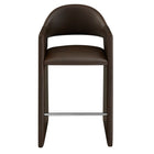Modway Talia 41" Vegan Leather Bar Stool - Espresso-Arrives Fully Assembled