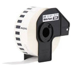 Brother Dk2214 Continuous Paper Label Tape - 0.47" - Black On White-Works on direct thermal print technology for easy and reliable use