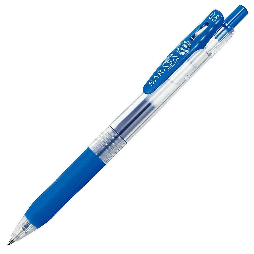 【C24406】Sara Sarasa Clip Gel Retractable Pen - 0.5mm - Cobalt Blue | staples.ca