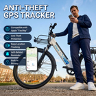 Gyrocopters Glacia Electric Bike for Adults & Teens - Speed 45 kmph - PAS 93 km - White-Adapt your ride effortlessly with 3 riding modes, Pedal Assist, Full Throttle, and Manual Cycling, giving you full control over how much effort you want to use