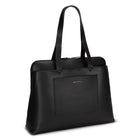 Nextech Ladies Business Tote with 15.6" Laptop Compartment  - Black-Sleek & professional design crafted from water-resistant PU (synthetic leather)