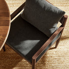 Modway Remington Wood Dining Armchair - Charcoal-Tapered Mid-Century Legs