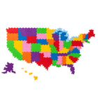 Plus-Plus Plus-Plus Puzzle By Number - Map of the United States - Set of 1400 Pieces-Build your way across the country with the Puzzle By Number Map of the United States