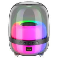 HOCO Crystal Wireless Bluetooth Colour Changing Speaker-Multi-color lighting