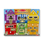 Melissa & Doug Latches Wooden Activity Board-Activity play board helps kids build dexterity as they figure out how 6 different latches work 
