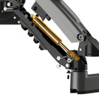 North Bayou Laptop/Monitor Desk Mount-Organized Cable Management: With cable slot, the desk is no longer a mess. Cable clips keep it organized and protected, so you can enjoy working and studying in a more comfortable environment.
