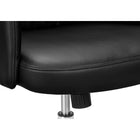 Monarch Specialties 7323 Ergonomic Leather-Look Office Chair - Black-8