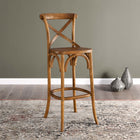 Modway Gear Bar Stool - Walnut-6