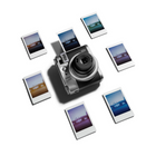 FUJIFILM instax mini 99 Analog Instant Camera - Silver-Multiple brightness levels and flash functions